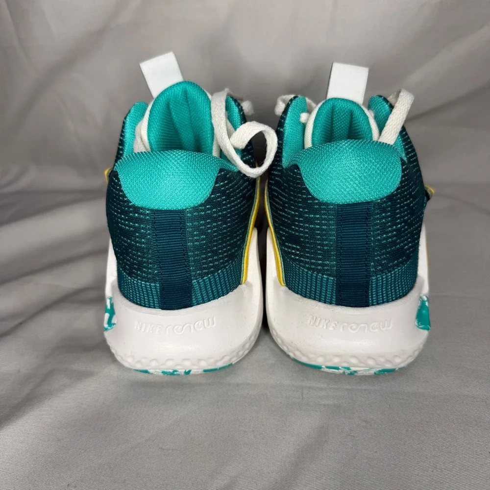 Nike KD Trey 5 X Teal Yellow White Basketball Shoes DJ7171-300 Mens Sneakers 7